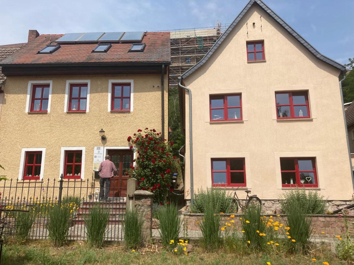 Radler Pension Wettin Esterno foto